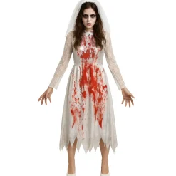 Disfraz de Novia Demoníaca para adolescente