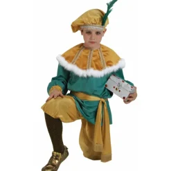 Disfraz de Paje Bonete Dorado infantil