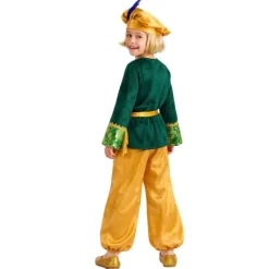 Disfraz de Paje Gaspar Verde infantil