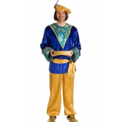 Disfraz de Paje Melchor Azul para adulto
