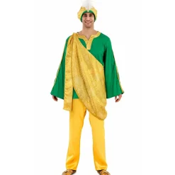 Disfraz de Paje Real Amarillo Lux para adulto