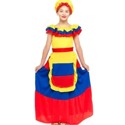 Disfraz de Palenquera para niña