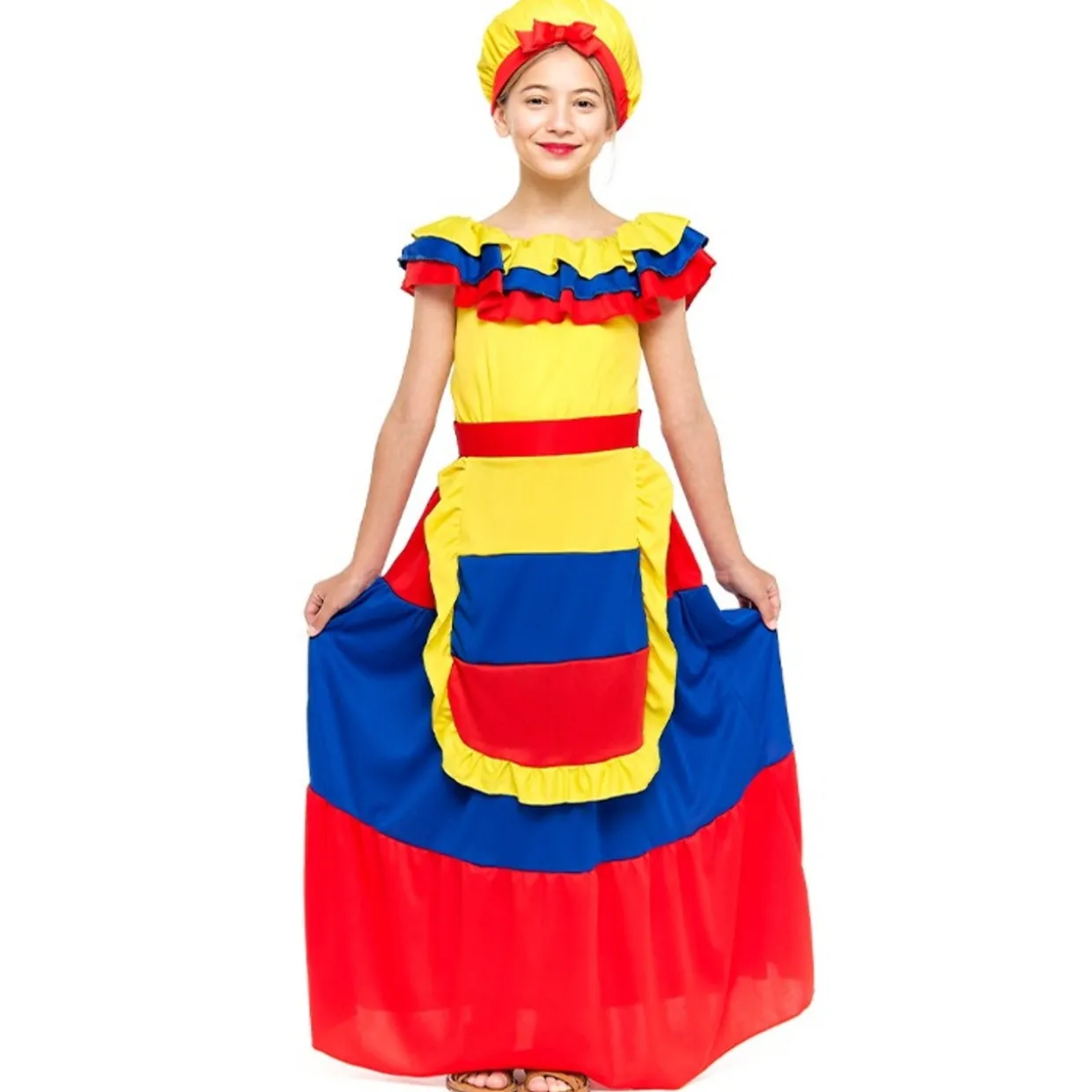 Disfraz de Palenquera para niña