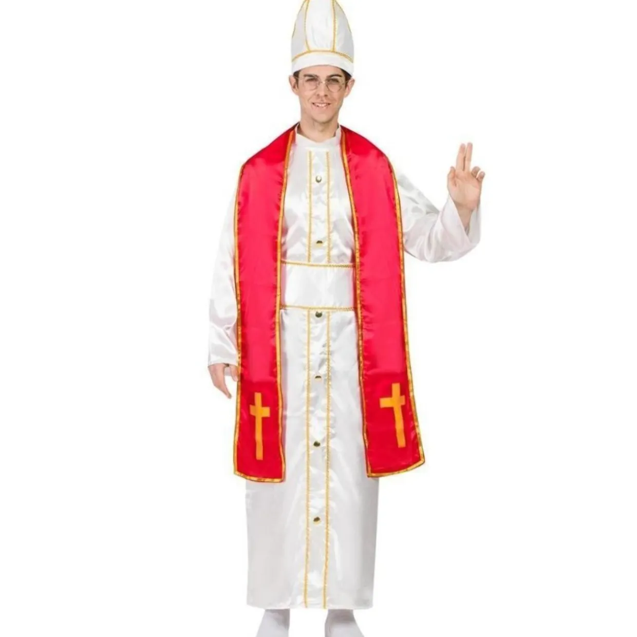Disfraz de Papa León XIV para adulto