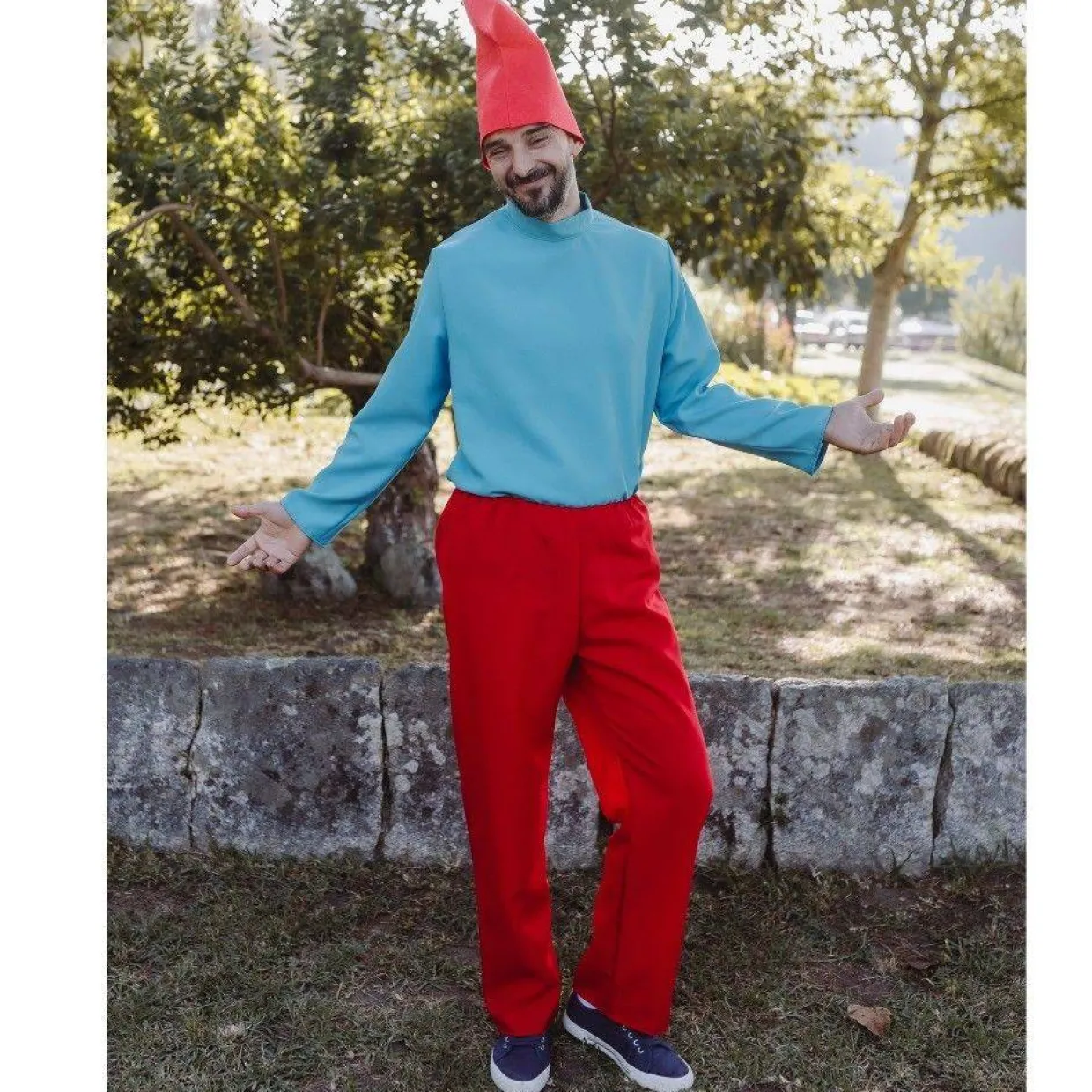 Disfraz de Papá Duende Clásico para adulto