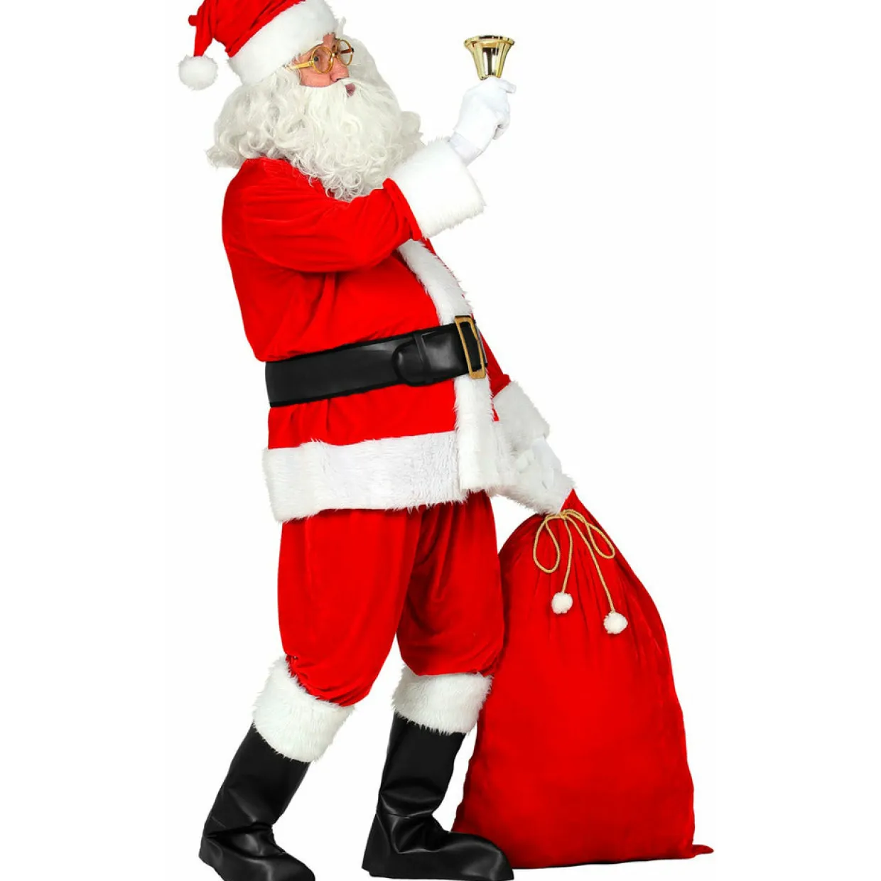 Disfraz de Papá Noel Lujo con Saco para adulto