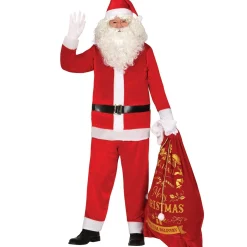 Disfraz de Papá Noel Rojo para hombre