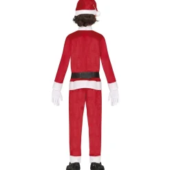 Disfraz de Papá Noel Terciopelo para niño