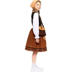 Disfraz de Pastora Marrón para niña