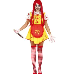 Disfraz de Payasa Burger para mujer