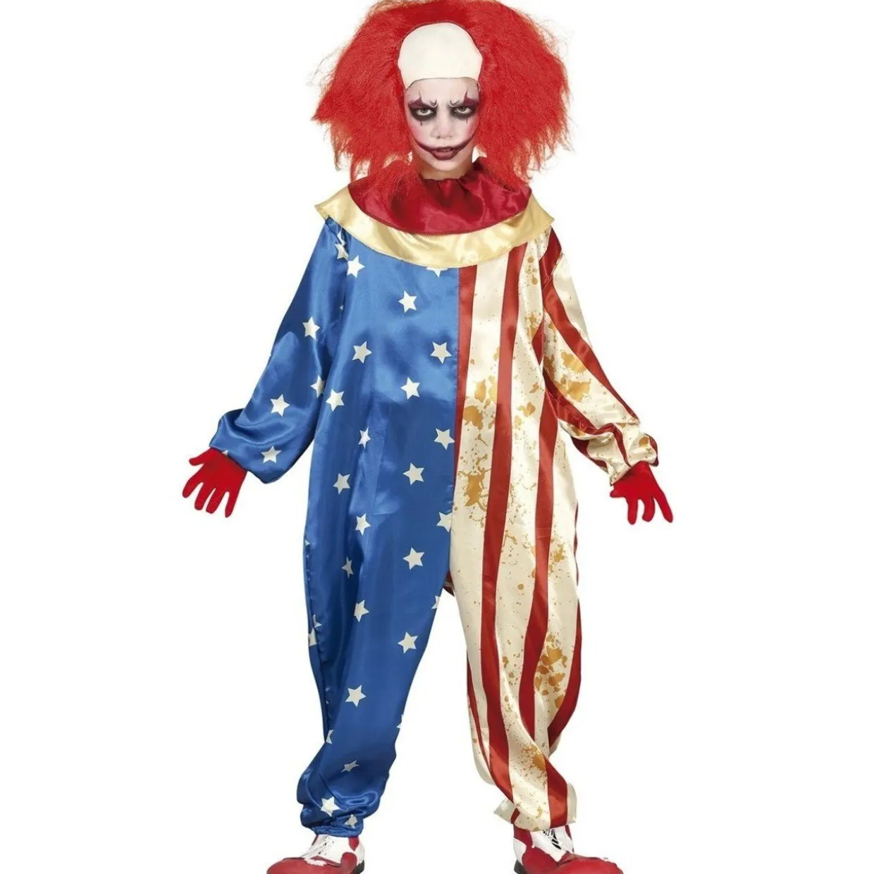 Disfraz de Payaso Asesino USA infantil