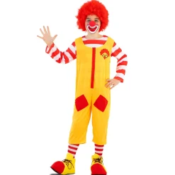 Disfraz de Payaso Burger Amarillo infantil