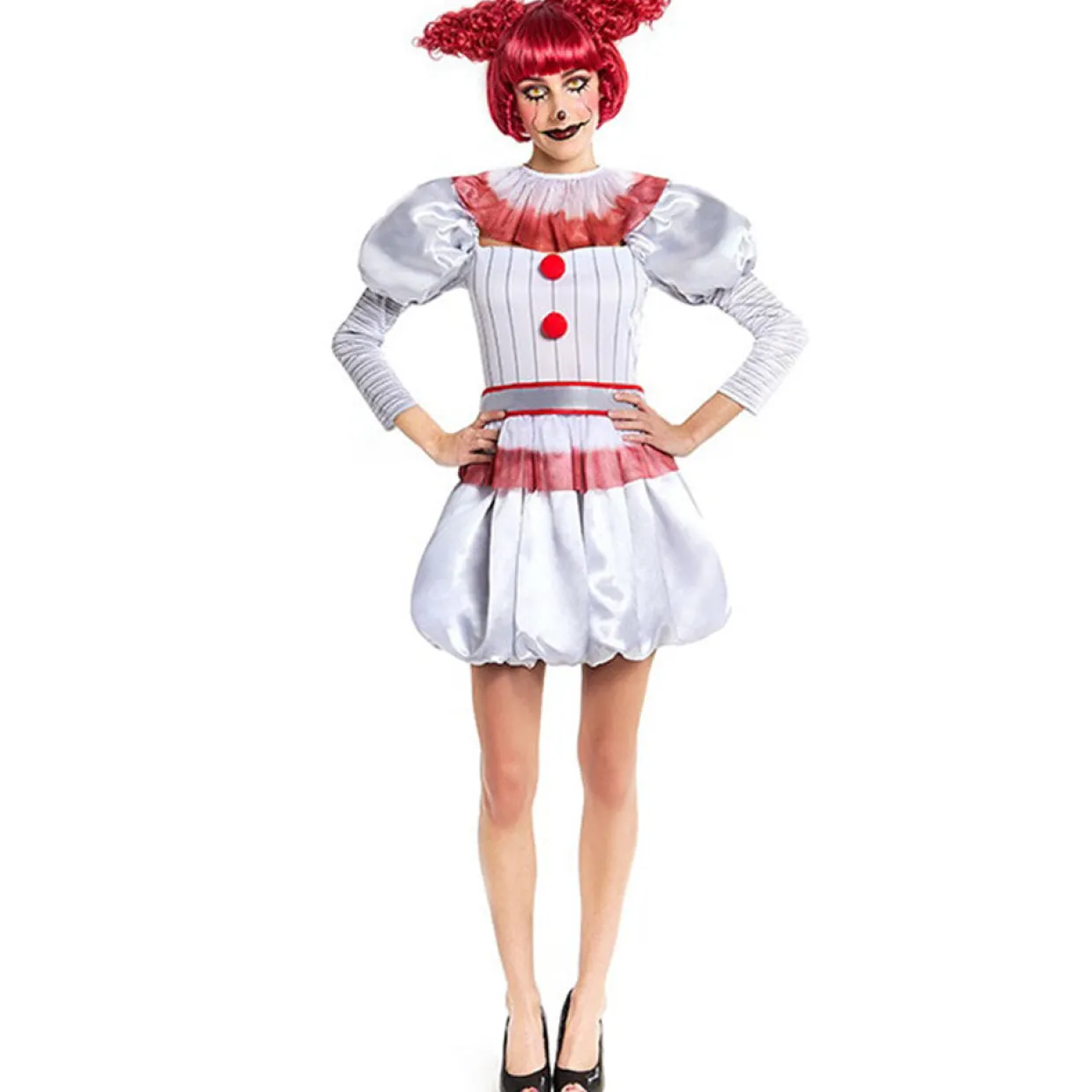 Disfraz de Payaso IT Macabro para mujer
