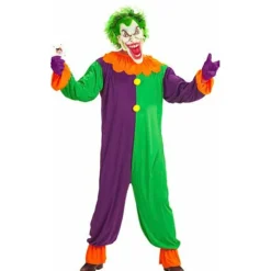 Disfraz de Payaso Joker para adulto