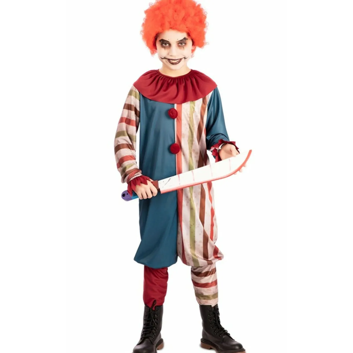 Disfraz de Payaso Salvaje para niño
