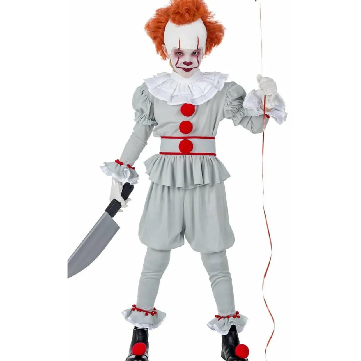 Disfraz de Payaso Tenebroso para niño