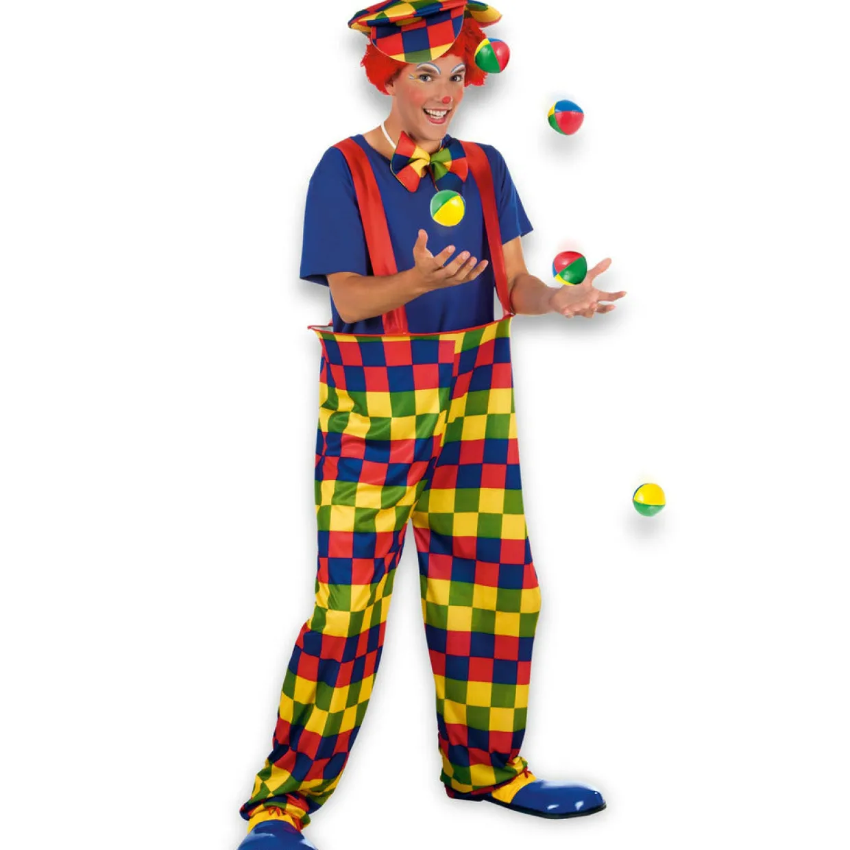 Disfraz de Payaso Tirantes para adulto