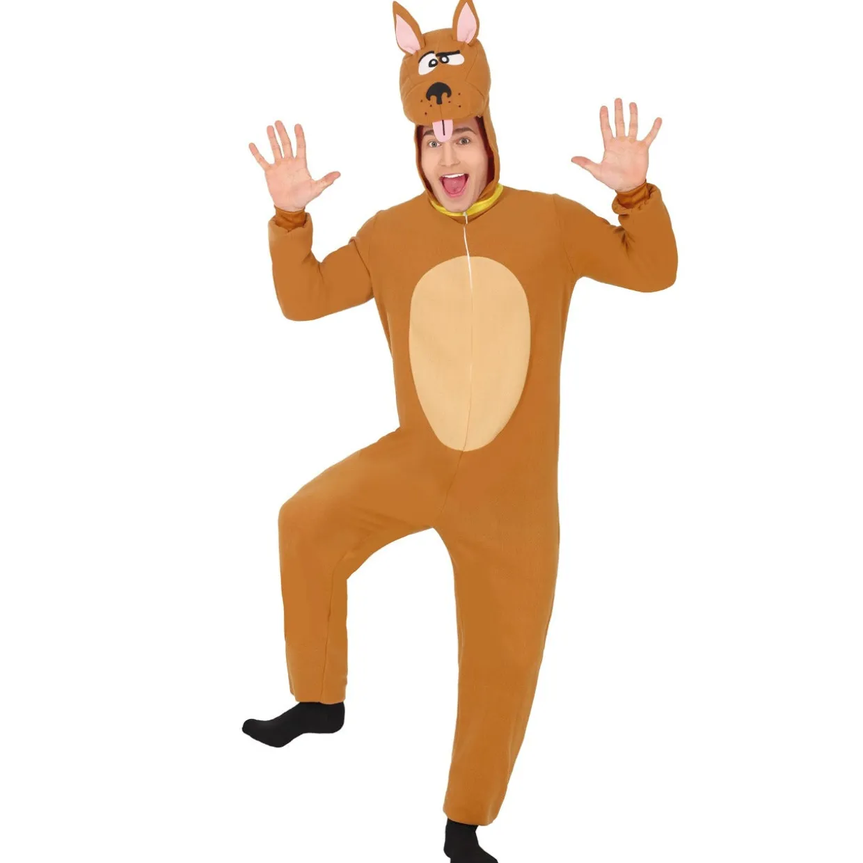 Disfraz de Perro Marrón Scooby para adulto