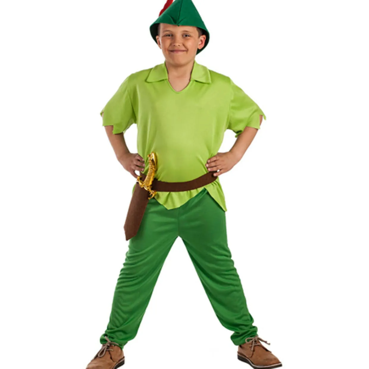 Disfraz de Peter Pan Verde para niño