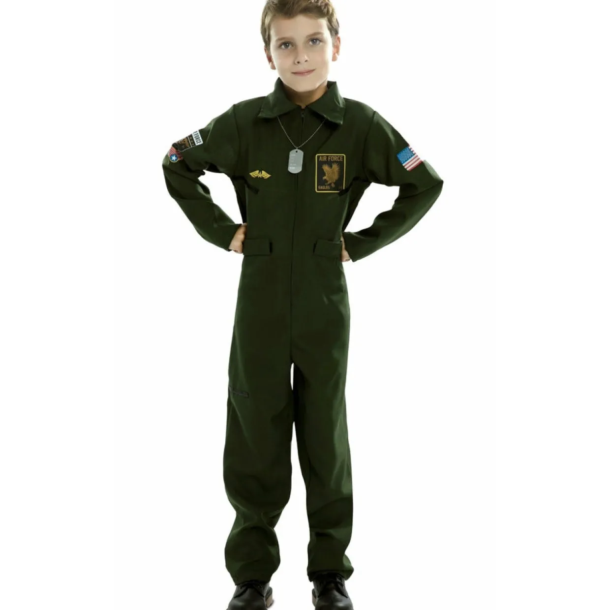 Disfraz de Piloto de Combate Aviador infantil