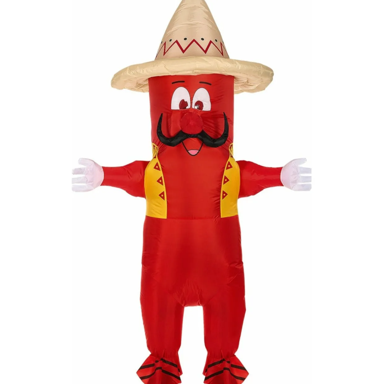 Disfraz de Pimiento Mexicano Hinchable para adulto