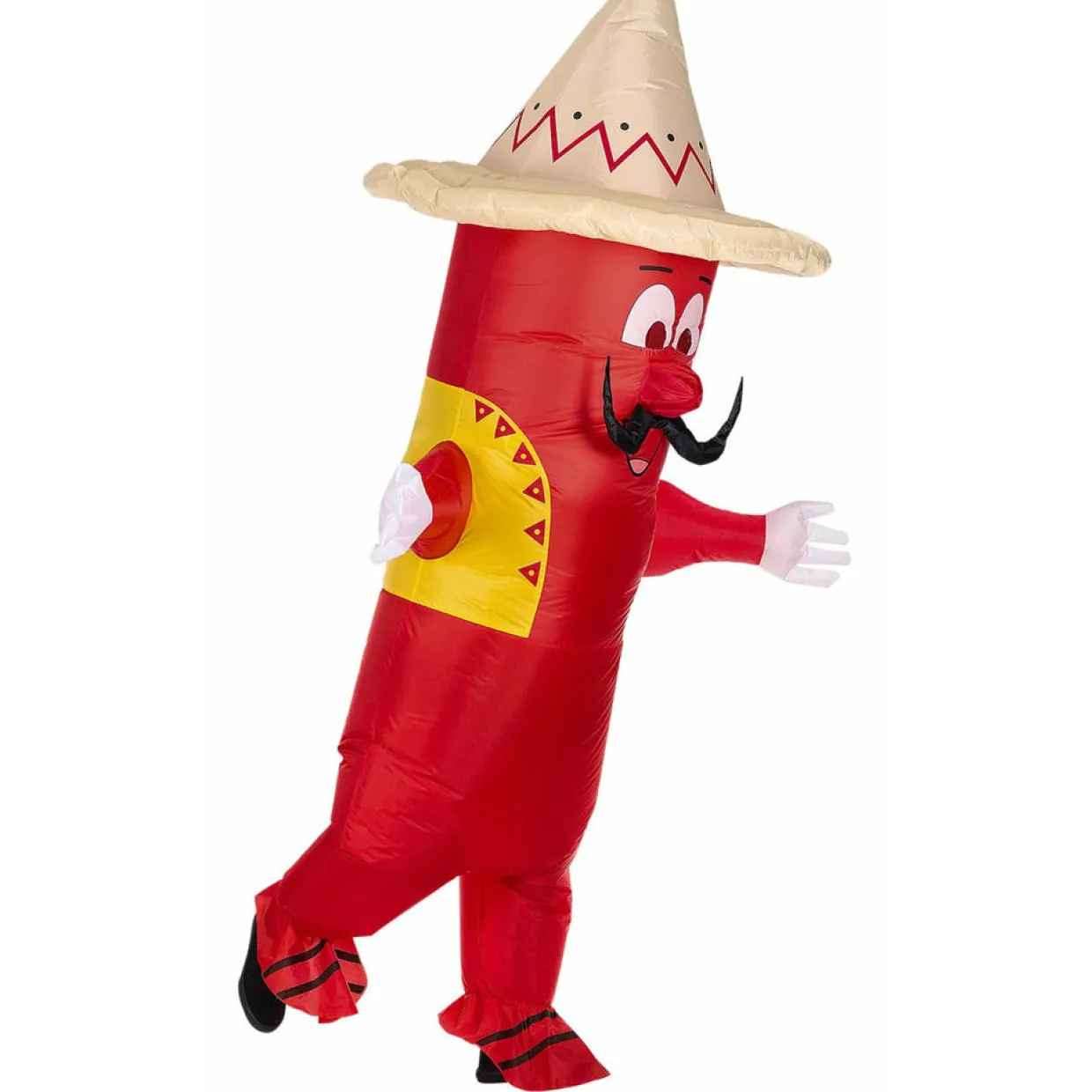 Disfraz de Pimiento Mexicano Hinchable para adulto