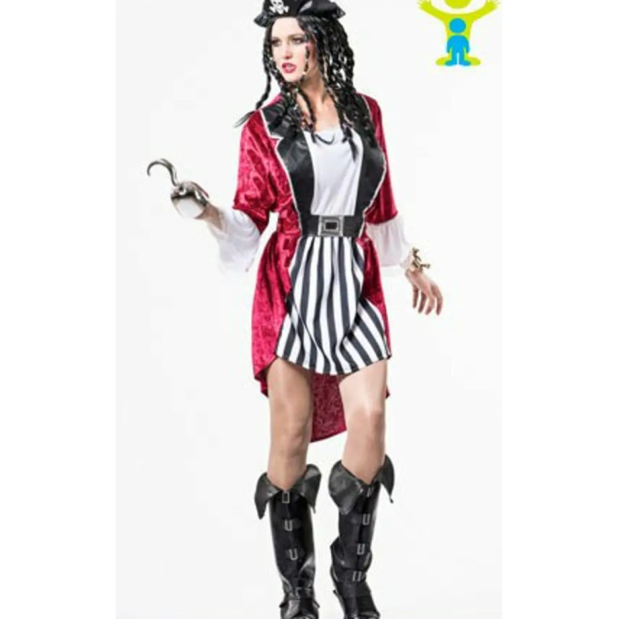Disfraz de Pirata Aventurera para mujer
