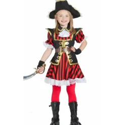 Disfraz de Pirata Carla para niña