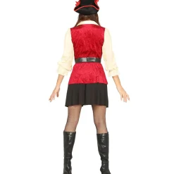 Disfraz de Pirata Valiente Calaveras para mujer