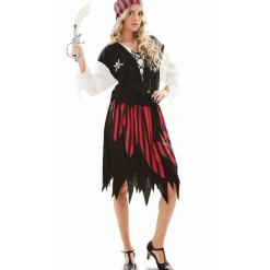 Disfraz de Piratesa Chaleco para mujer