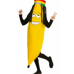 Disfraz de Plátano Rastafari para adulto