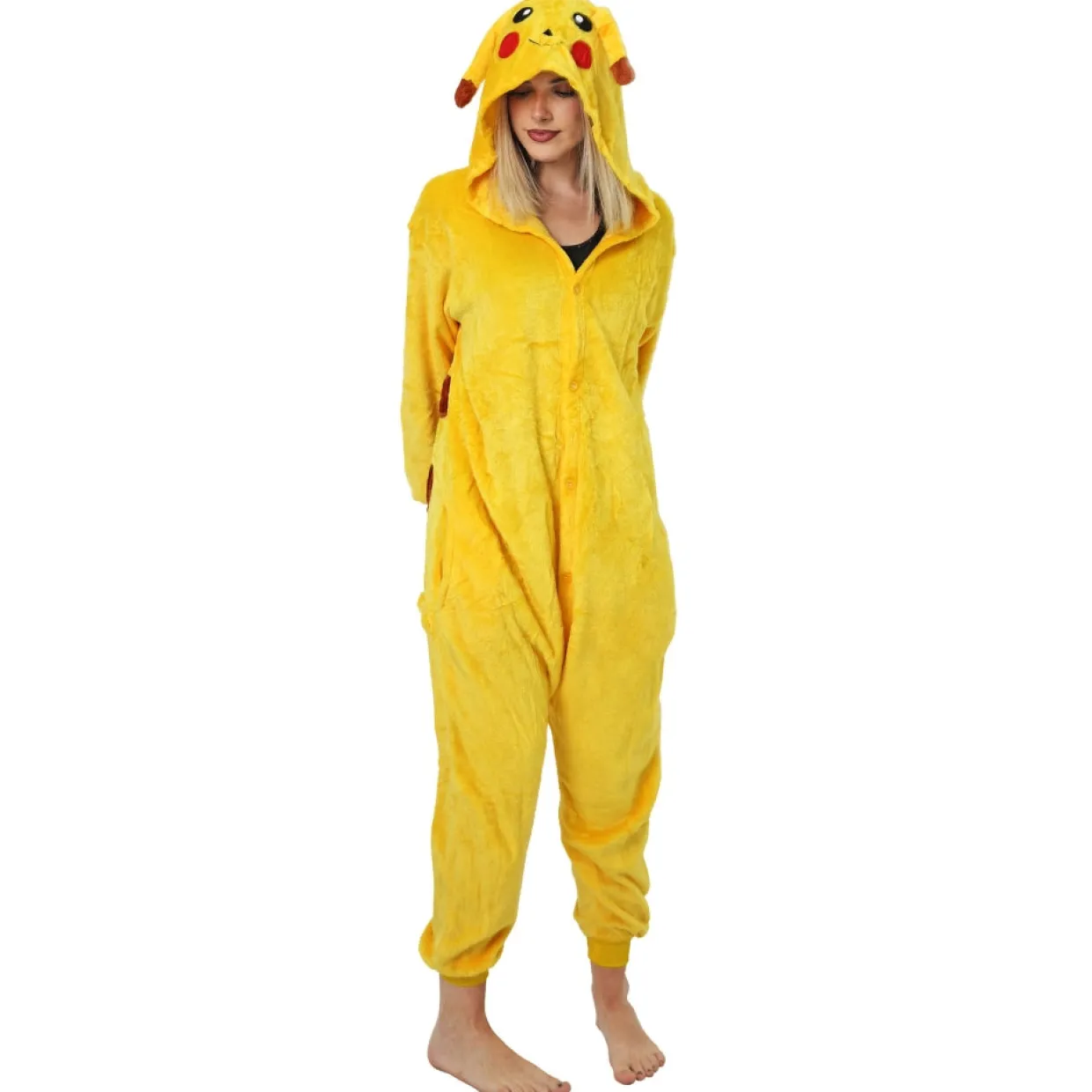 Disfraz de Pokémon Pika-chu Amarillo para adulto