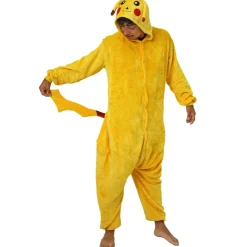 Disfraz de Pokémon Pika-chu Amarillo para adulto