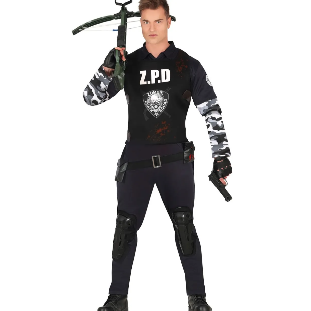 Disfraz de Policía de Zombies para hombre