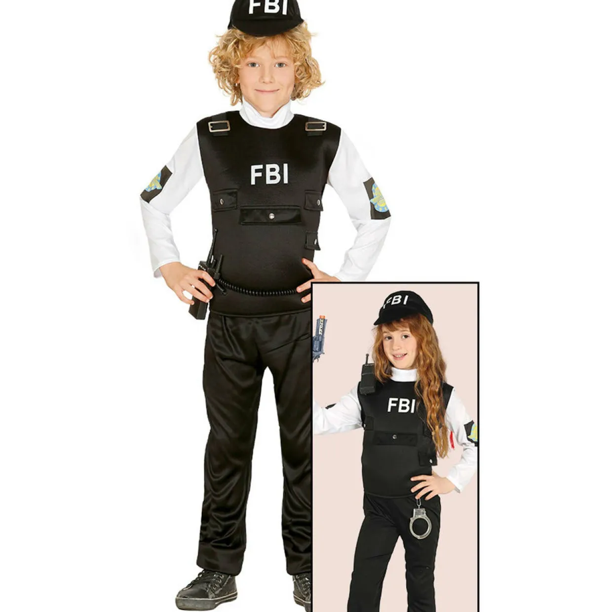 Disfraz de Policía FBI para niño