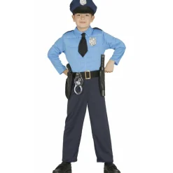 Disfraz de Policía Musculoso para niño