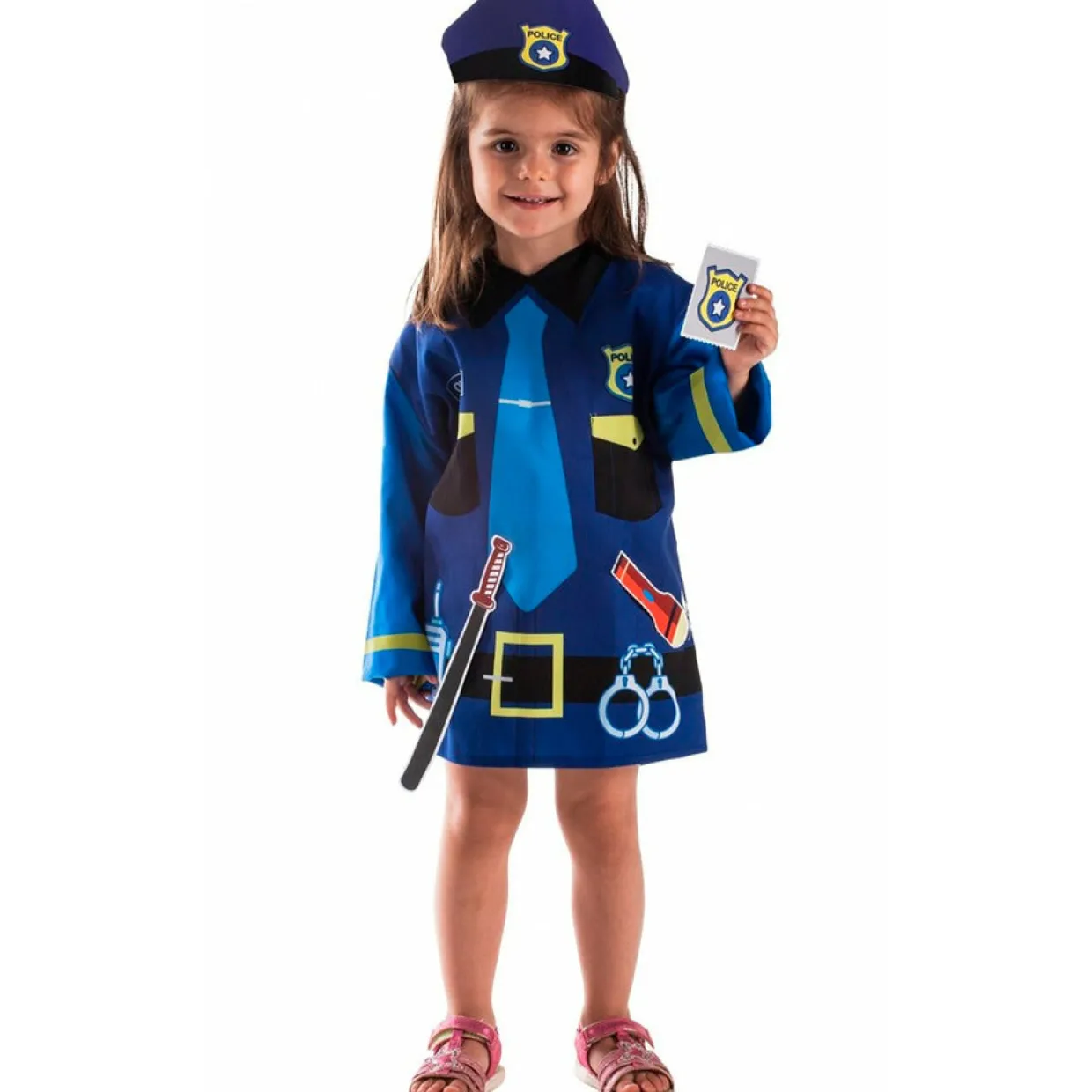 Disfraz de Policía Recortables infantil