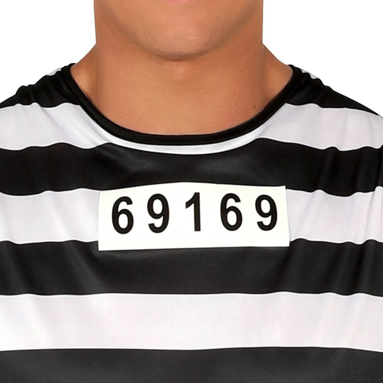 Disfraz de Preso Fugitivo para adulto