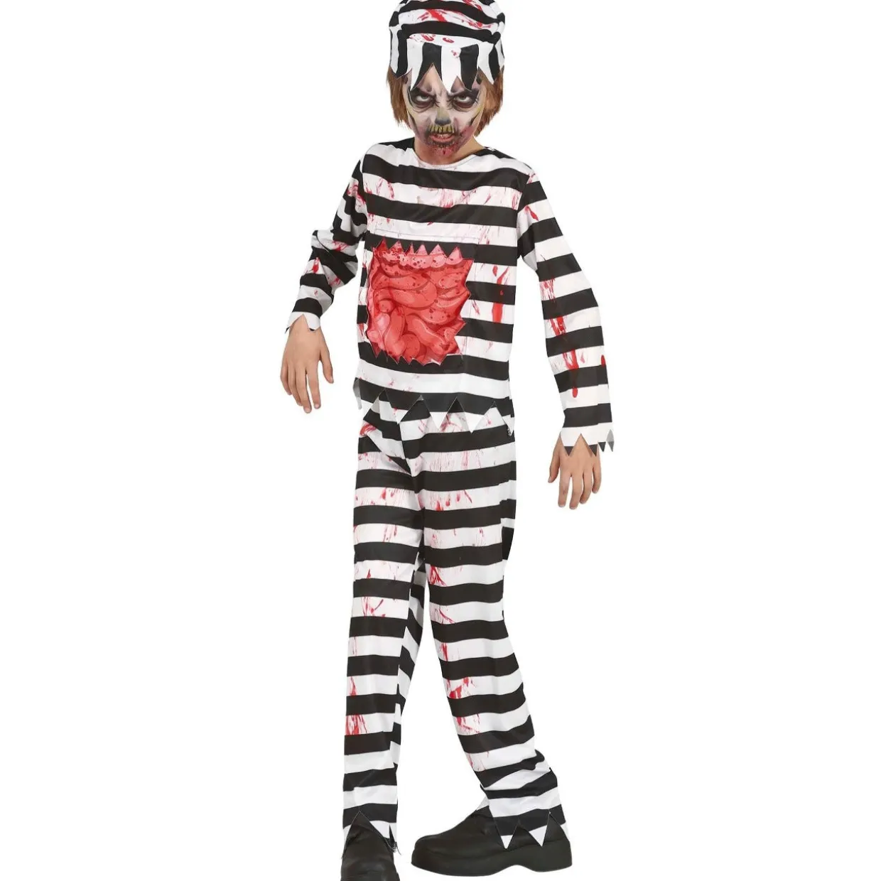 Disfraz de Preso Zombie para niño