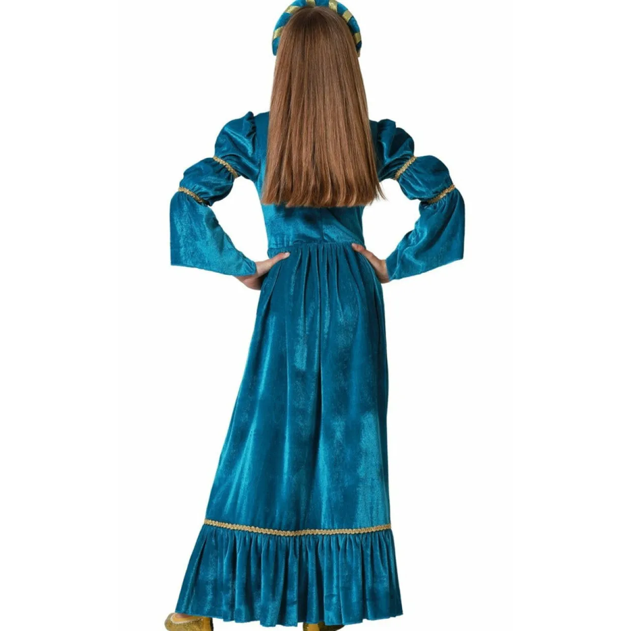 Disfraz de Princesa Medieval Mérida para niña