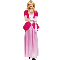 Disfraz de Princesa Peach Rosa para mujer