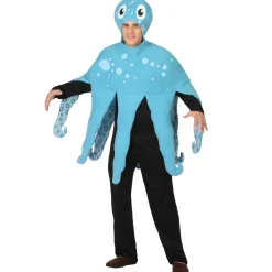 Disfraz de Pulpo Azul Tentáculos para adulto
