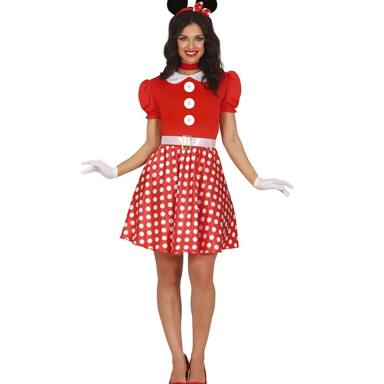 Disfraz de Ratita Rojo para mujer