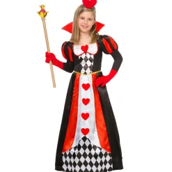 Disfraz de Reina de Corazones con Guantes para niña