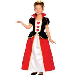 Disfraz de Reina de Corazones Villana para niña
