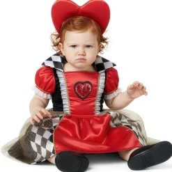 Disfraz de Reina de Corazones Rojo para Bebé