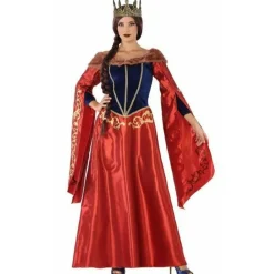 Disfraz de Reina Medieval Pilar para mujer