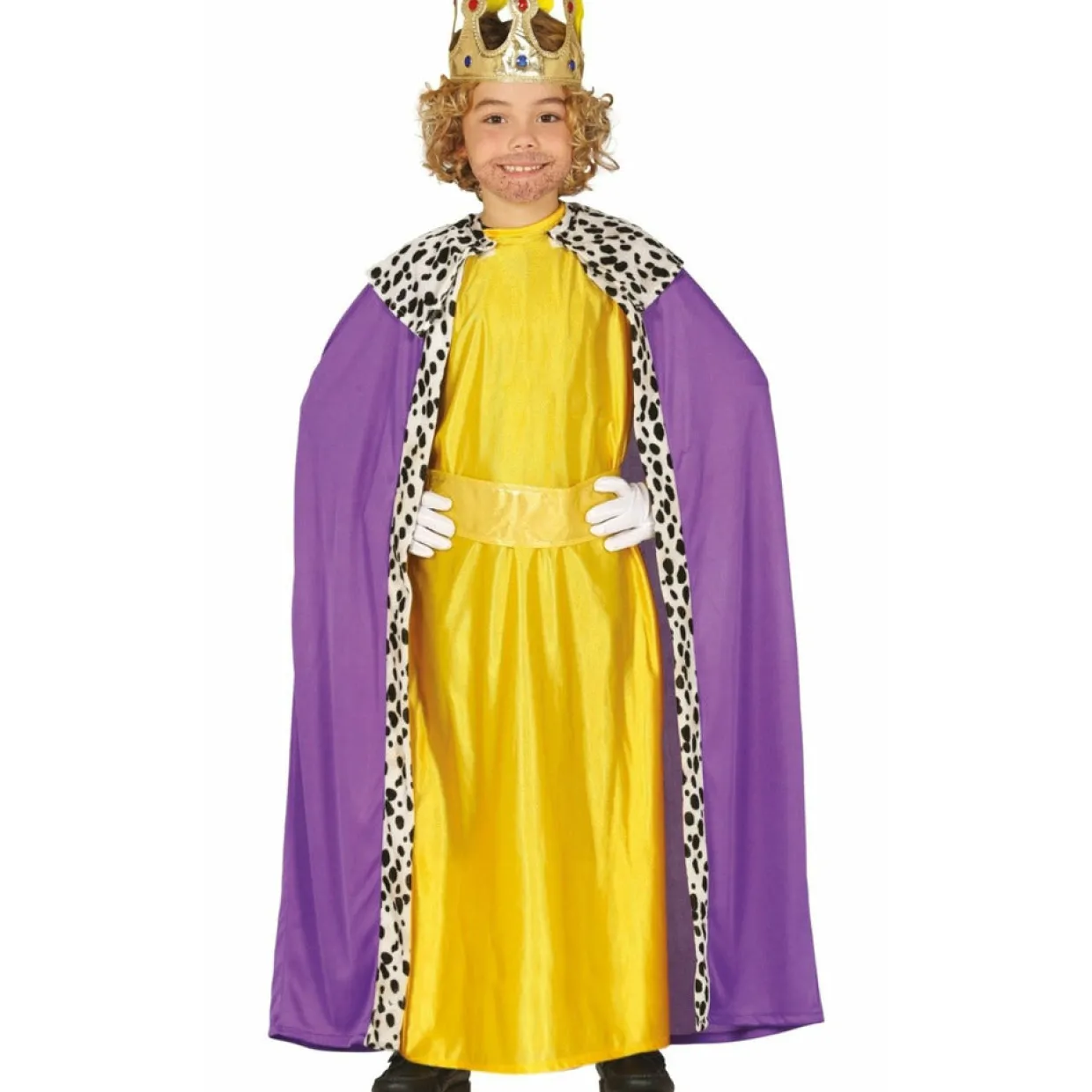 Disfraz de Rey Mago Amarillo infantil