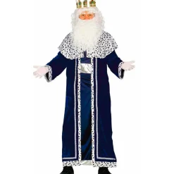 Disfraz de Rey Mago Gaspar Azul para adulto