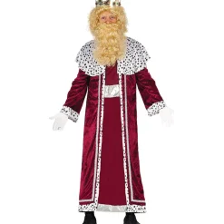 Disfraz de Rey Mago Melchor Granate para adulto